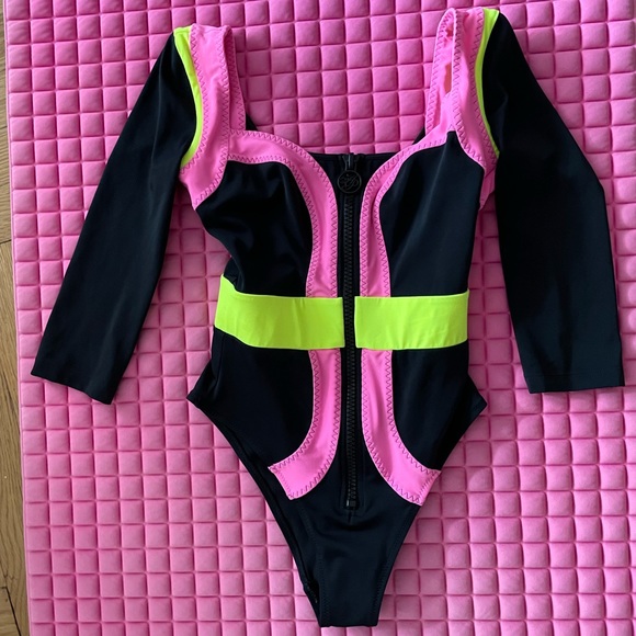 NWOT Agent Provocateur Sindy One Piece Neon swimsuit. - Picture 3 of 5